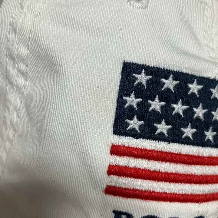 [BUNJANG] Polo USA Flag Ball Cap White / 폴로 usa플래그 볼캡 화이트