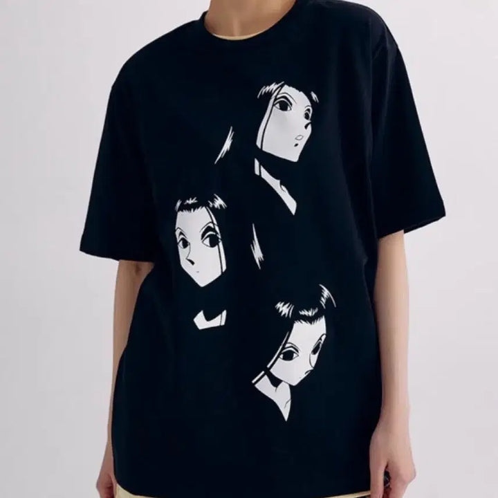[BUNJANG] Hunter x Hunter SPAO Irumi Short Sleeve T-Shirt Black Size S / 헌터x헌터 스파오 이르미 반팔 티셔츠 블랙 S사이즈
