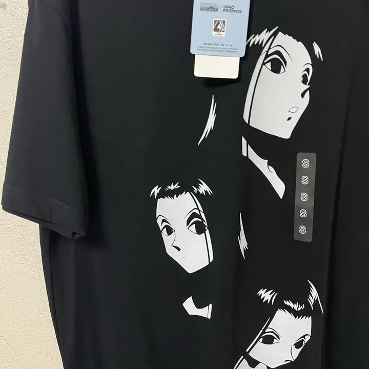 [BUNJANG] Hunter x Hunter SPAO Irumi Short Sleeve T-Shirt Black Size S / 헌터x헌터 스파오 이르미 반팔 티셔츠 블랙 S사이즈