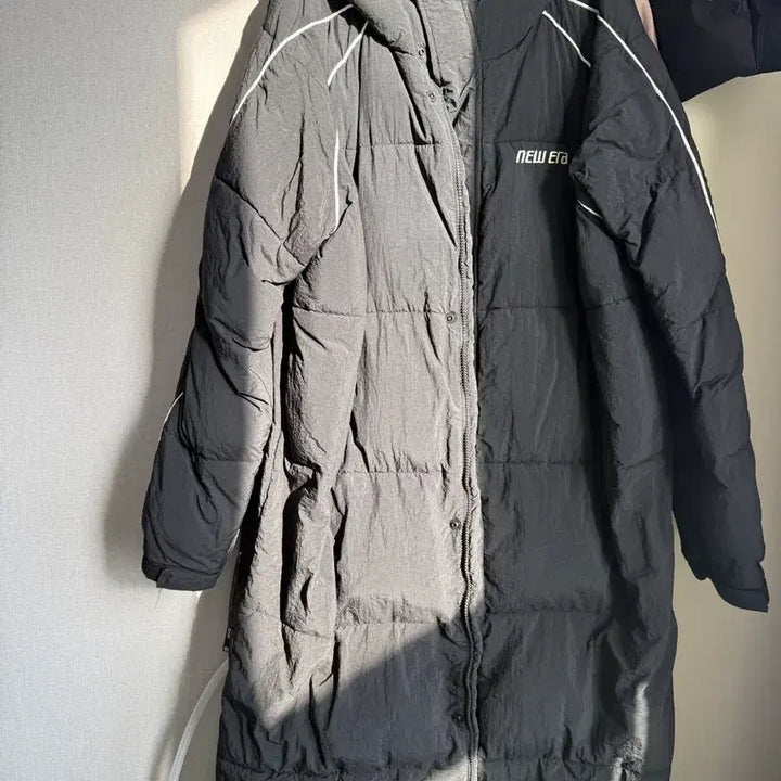 [BUNJANG] New Era Long Padded Black Jacket Size 105 / 뉴에라 롱패딩 블랙 105(173기준 정강이)