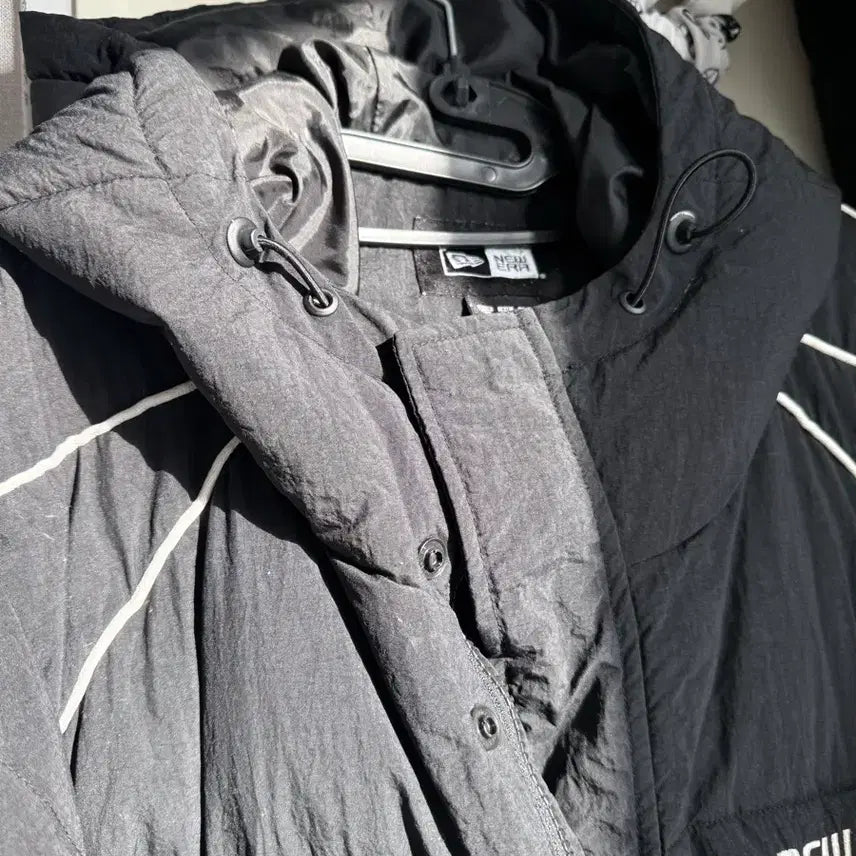 [BUNJANG] New Era Long Padded Black Jacket Size 105 / 뉴에라 롱패딩 블랙 105(173기준 정강이)