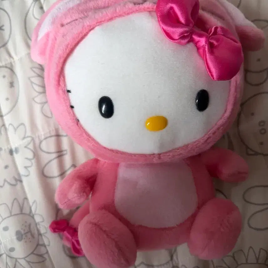 [BUNJANG] Vintage Hello Kitty Mouse Plush / 고전 헬로키티 쥐 인형