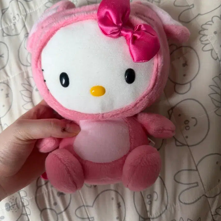 [BUNJANG] Vintage Hello Kitty Mouse Plush / 고전 헬로키티 쥐 인형