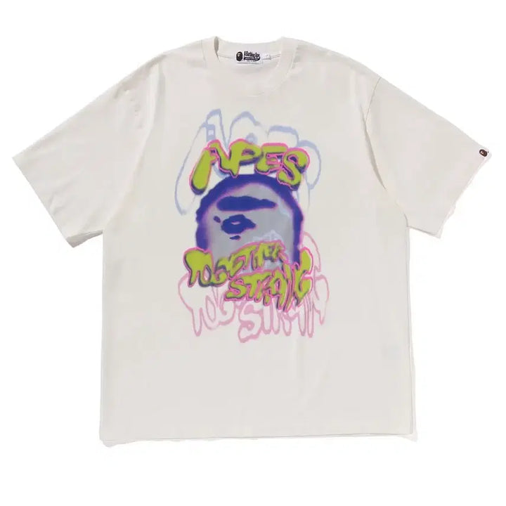 [BUNJANG] BAPE Logo Relaxed Fit Tee / 베이프 반팔 티셔츠