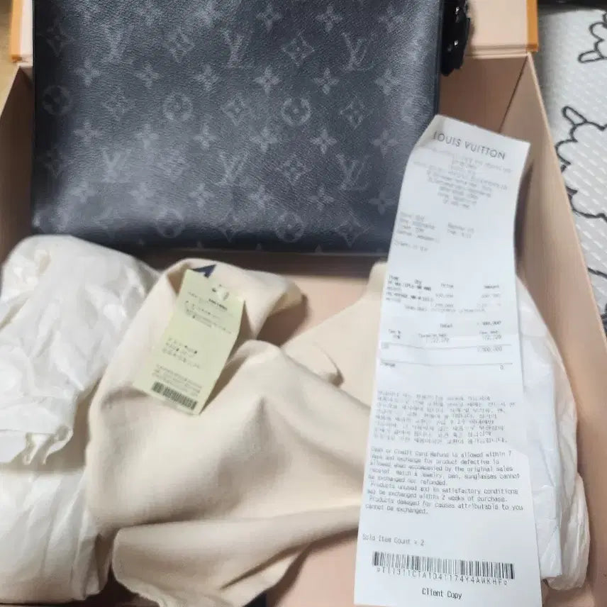 [BUNJANG] Louis Vuitton Monogram Clutch / 루이비통 모노그램 클러치 블랙