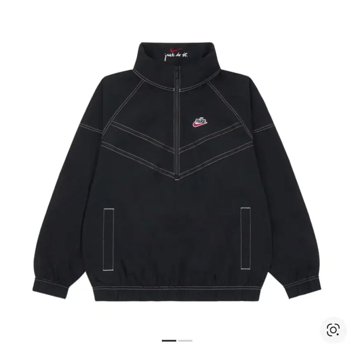 [BUNJANG] Nike NSW Windrunner SW5 Black Jacket / 나이키 NSW 윈드러너 SW5 블랙 - 아시아 s사이즈