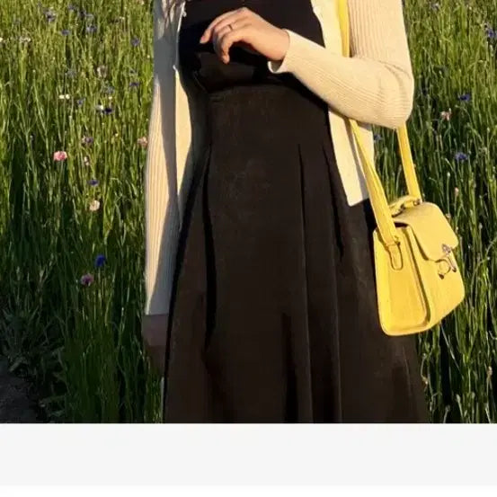 [BUNJANG] Flohm Roman V-Neck Bustier Dress / 플로움 로만 뷔스티에 원피스 새상품급