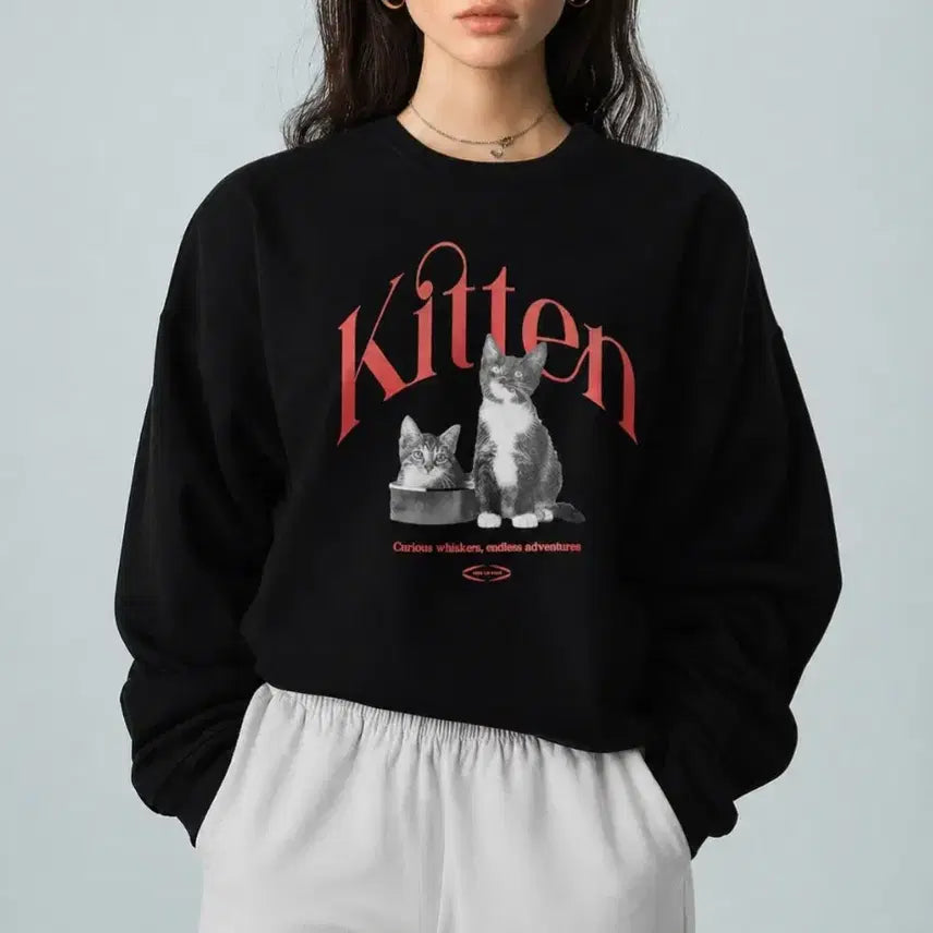 [BUNJANG] VIVARABIDA Element Semi Crop Sweatshirt (XL) / 비바라비다 여성 엘리멘트 새미 크롭 맨투맨 (사이즈 XL)