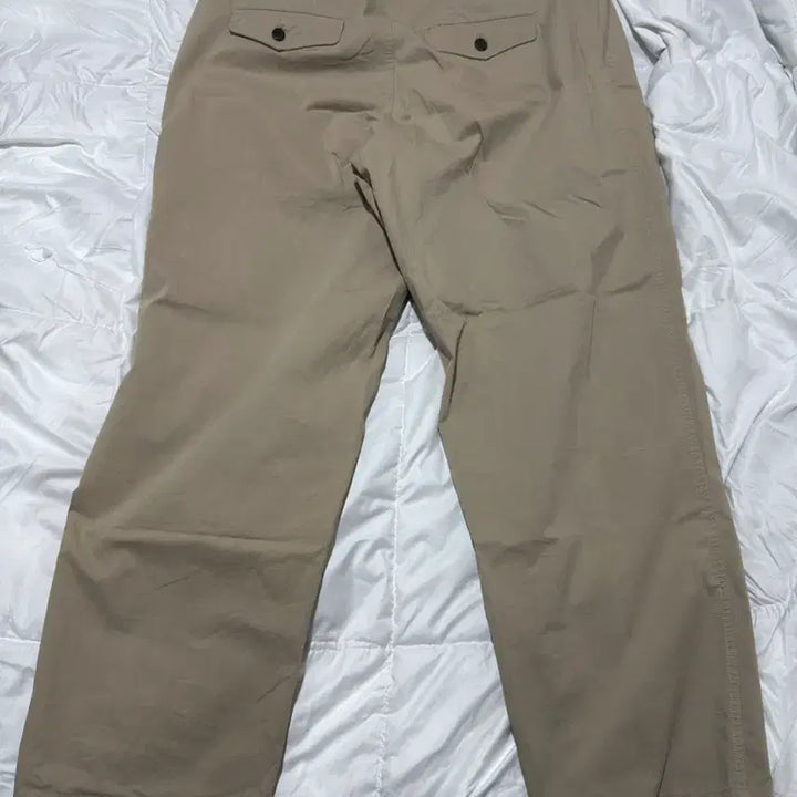[BUNJANG] Node Archive FW Wide Tapered Chino Pants Light Khaki / [1] 노드아카이브 FW 와이드 테이퍼드 치노팬츠 라이트카키