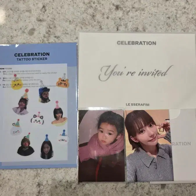 [BUNJANG] LE SSERAFIM Sakura Celebration Photocard Set / 르세라핌 lesserafim celebration 공방 사쿠라 포카세트