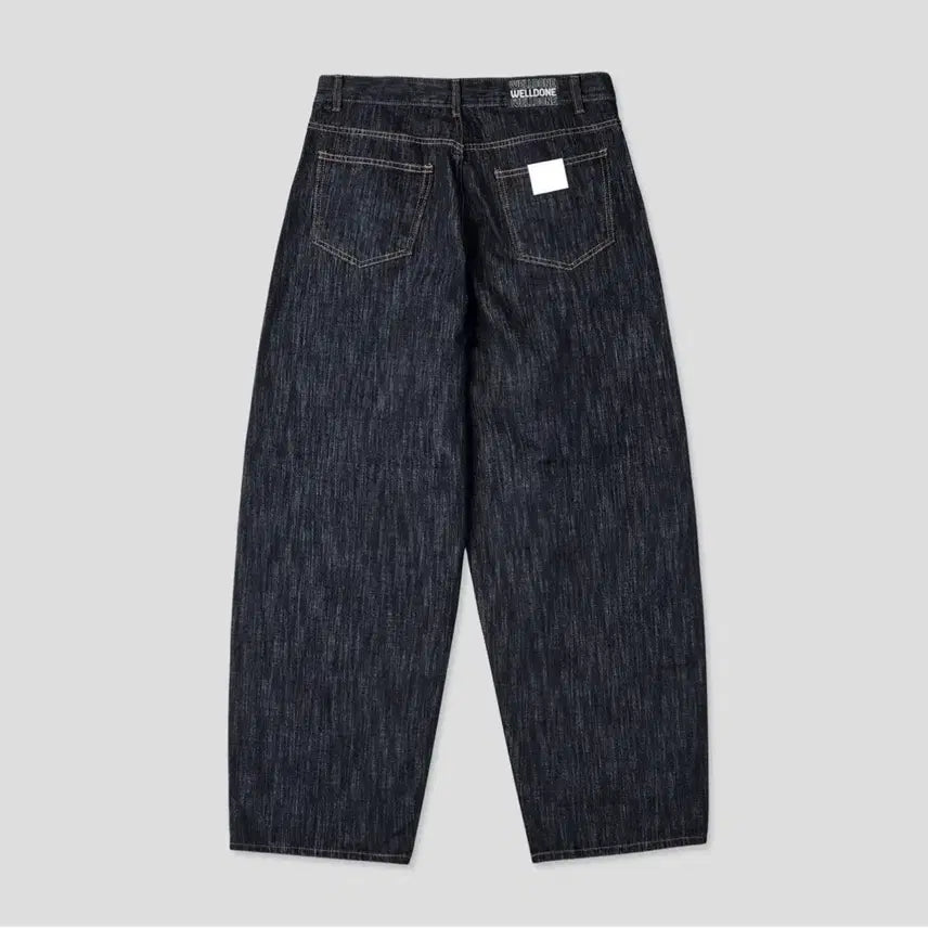 [BUNJANG] Non-Fade Raw Denim Wide Leg Pants / 논페이드 생지 와이드 데님 팬츠
