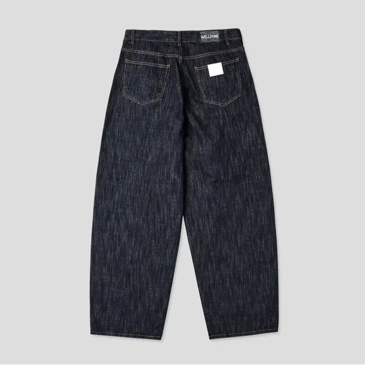 [BUNJANG] Non-Fade Raw Denim Wide Leg Pants / 논페이드 생지 와이드 데님 팬츠