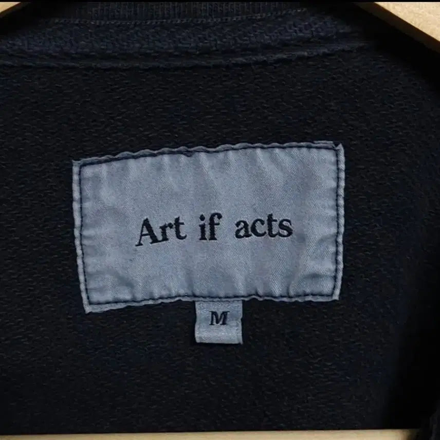 [BUNJANG] Art if Acts Garment-Dyed Half-Zip Up Sweatshirt / Art if acts 아트이프액츠 가먼트다잉 하프집업  m