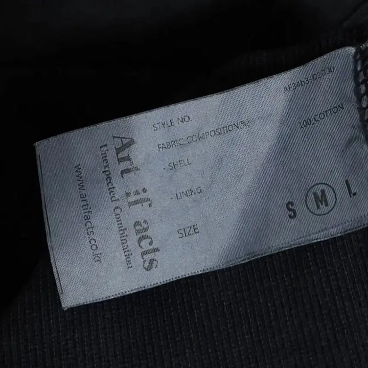 [BUNJANG] Art if Acts Garment-Dyed Half-Zip Up Sweatshirt / Art if acts 아트이프액츠 가먼트다잉 하프집업  m