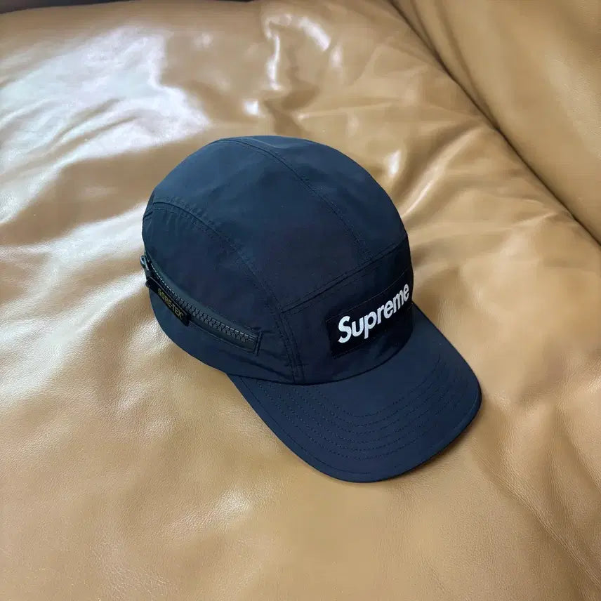 [BUNJANG] Supreme 25FW Gore-Tex Jet Pocket Camp Cap Black / 슈프림 캠프캡 모자 박스로고 25fw 고어텍스 블랙