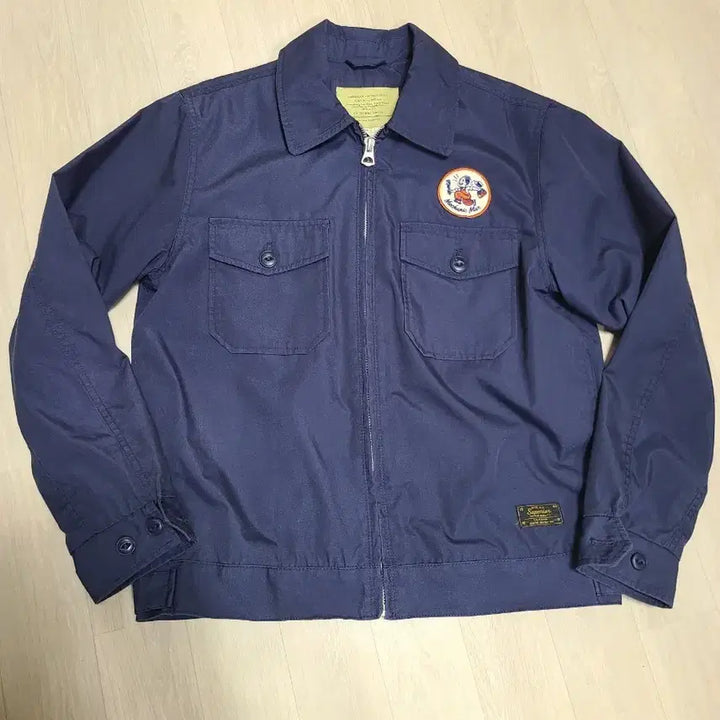 [BUNJANG] Whoau Work Jacket Navy M / 후아유 워크자켓 M 아메리칸 빈티지 작업복 자켓 네이비