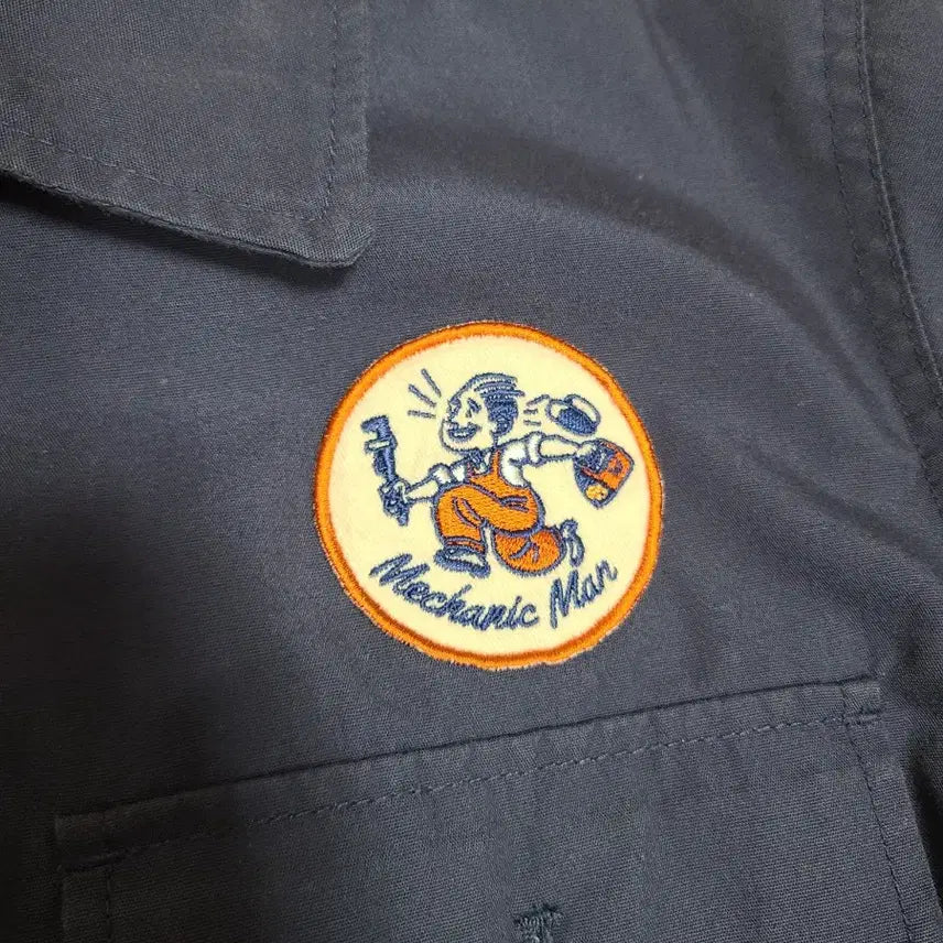 [BUNJANG] Whoau Work Jacket Navy M / 후아유 워크자켓 M 아메리칸 빈티지 작업복 자켓 네이비