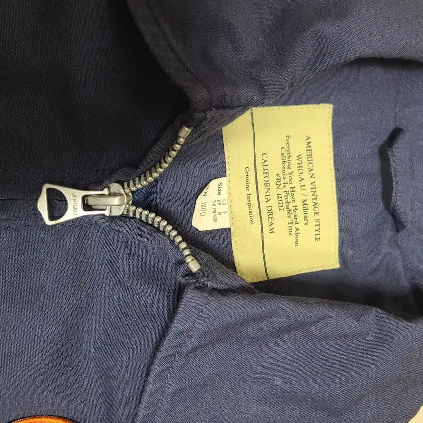 [BUNJANG] Whoau Work Jacket Navy M / 후아유 워크자켓 M 아메리칸 빈티지 작업복 자켓 네이비