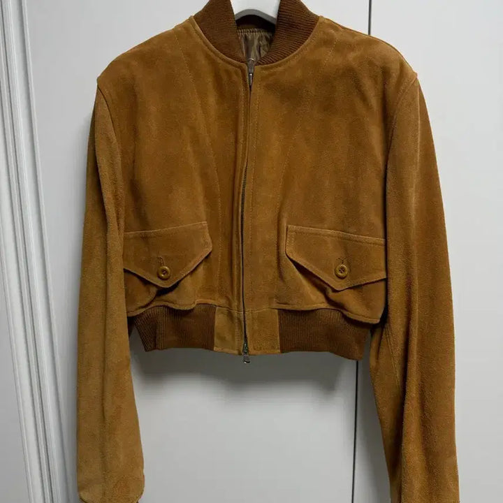 [BUNJANG] GROVE Suede Bomber Jacket / 그로브 스웨이드 봄버재킷