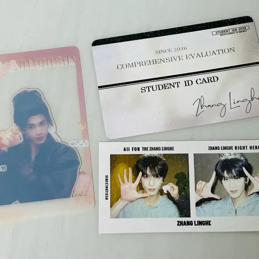 [BUNJANG] Zhang Linghe Drama Transparent Card &amp; ID Card Set / [중드] 축옥&amp;애니 투명카드&amp;ID카드&amp;인생두컷 - 장릉혁 (장링허)