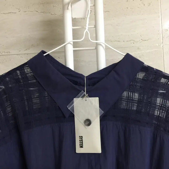 [BUNJANG] SYSTEM Belted Long Dress Navy Size 55 / SYSTEM 시스템 벨트 원피스 55