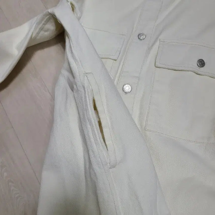 [BUNJANG] LAB101 Ivory Shirt Jacket M / LAB101 아이보리 셔츠 자켓 M 새상품 셔켓