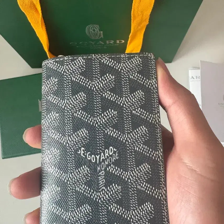 [BUNJANG] Goyard Card Wallet Gray / 고야드 카드지갑 그레이