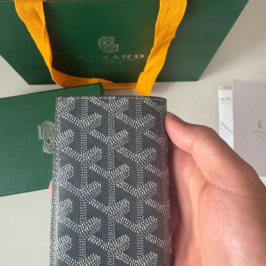 [BUNJANG] Goyard Card Wallet Gray / 고야드 카드지갑 그레이