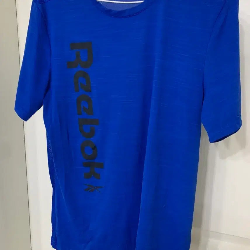 [BUNJANG] Reebok Blue Short Sleeve T-Shirt Men&