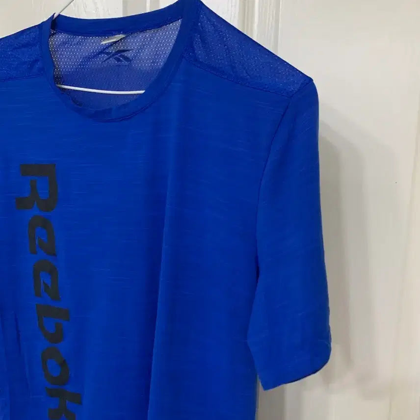[BUNJANG] Reebok Blue Short Sleeve T-Shirt Men&