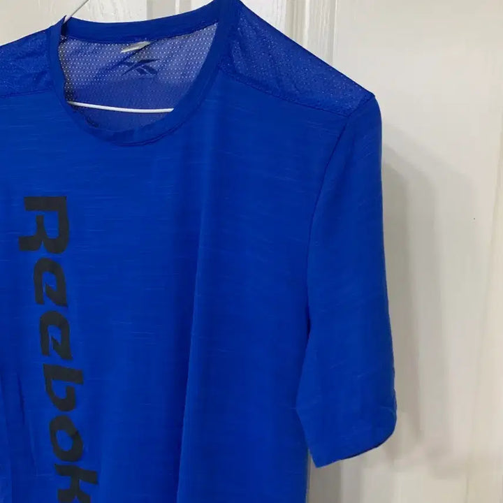 [BUNJANG] Reebok Blue Short Sleeve T-Shirt Men&