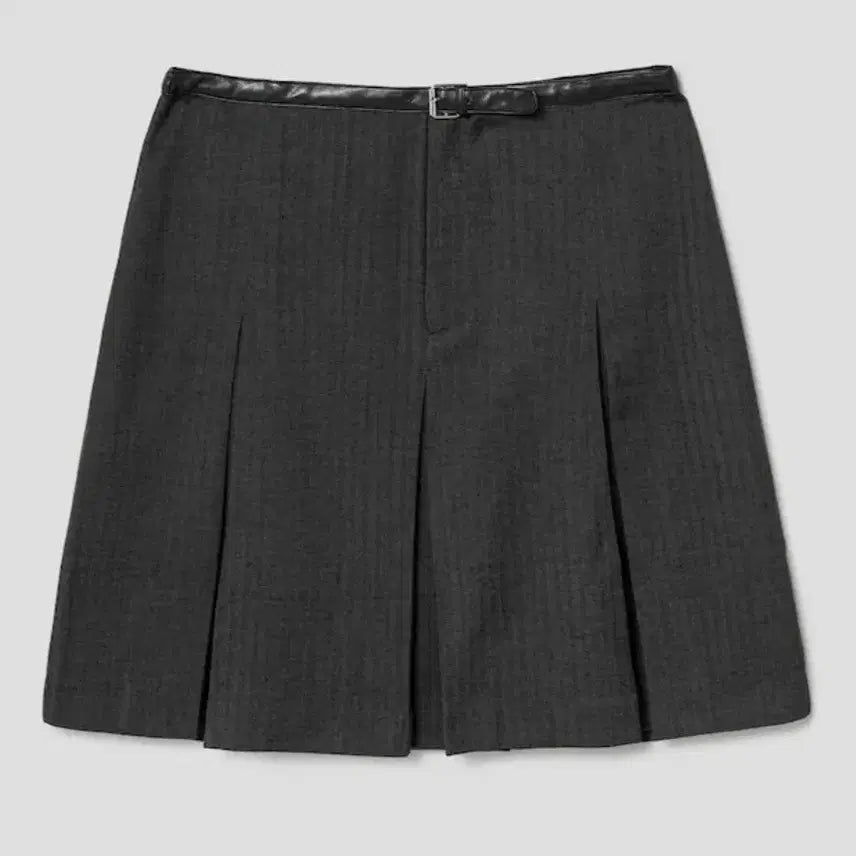 [BUNJANG] 8SECONDS NORMCORE Pleated Midi Skirt - Ash / 에잇세컨즈 놈코어 플리츠 스커트 - 애쉬
