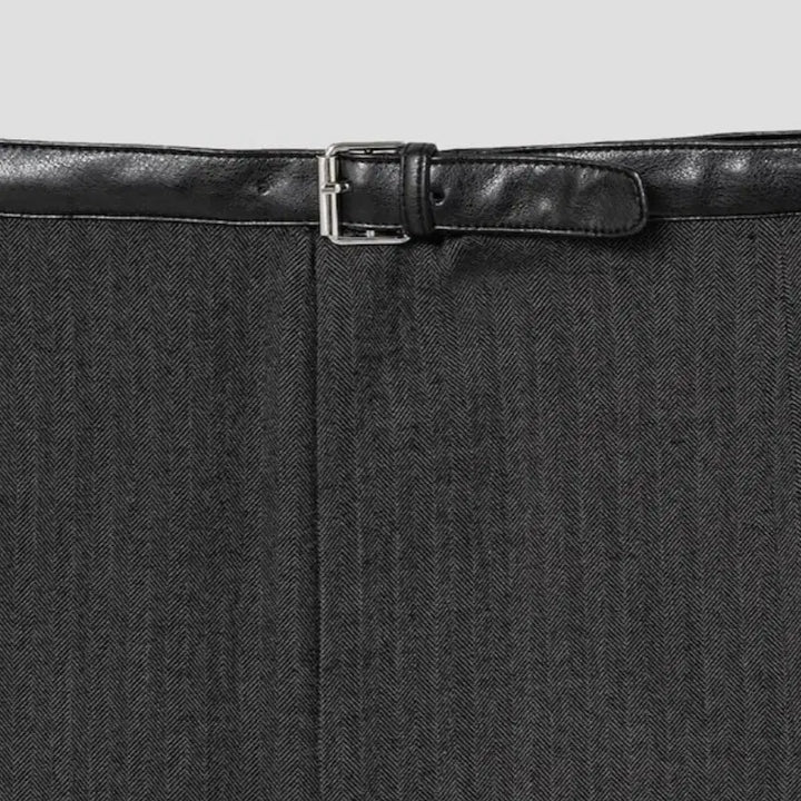 [BUNJANG] 8SECONDS NORMCORE Pleated Midi Skirt - Ash / 에잇세컨즈 놈코어 플리츠 스커트 - 애쉬