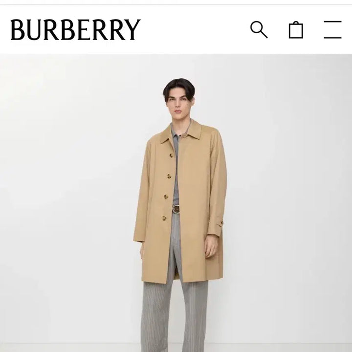 [SOLD OUT] 버버리 핌리코 카 코트 체크 안감 54사이즈(110 xxl)