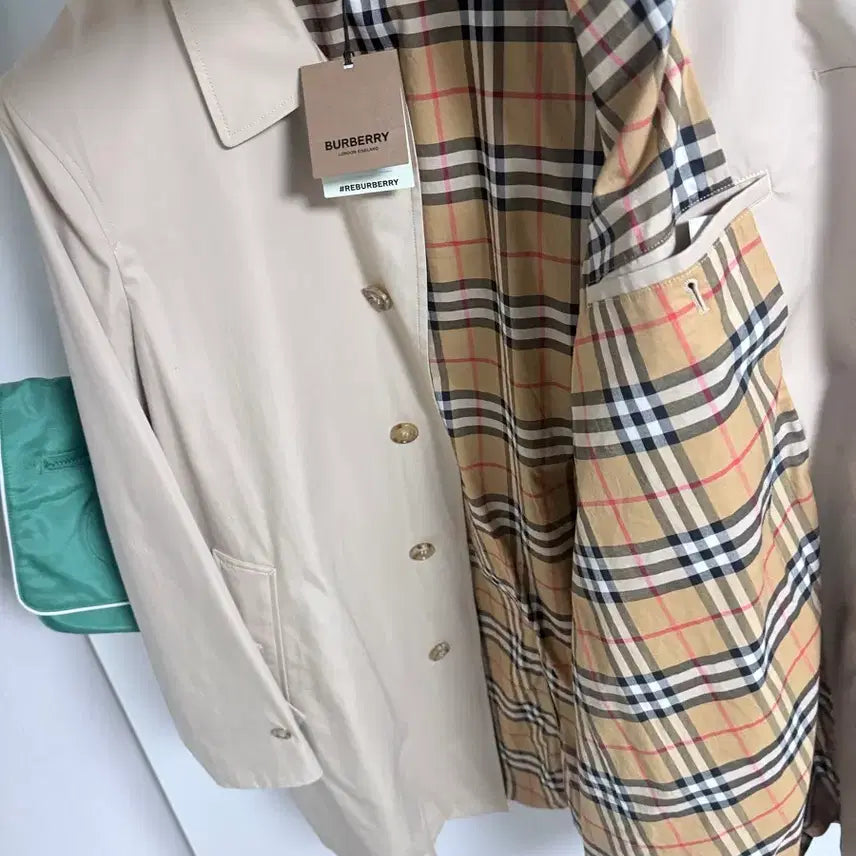 [SOLD OUT] 버버리 핌리코 카 코트 체크 안감 54사이즈(110 xxl)