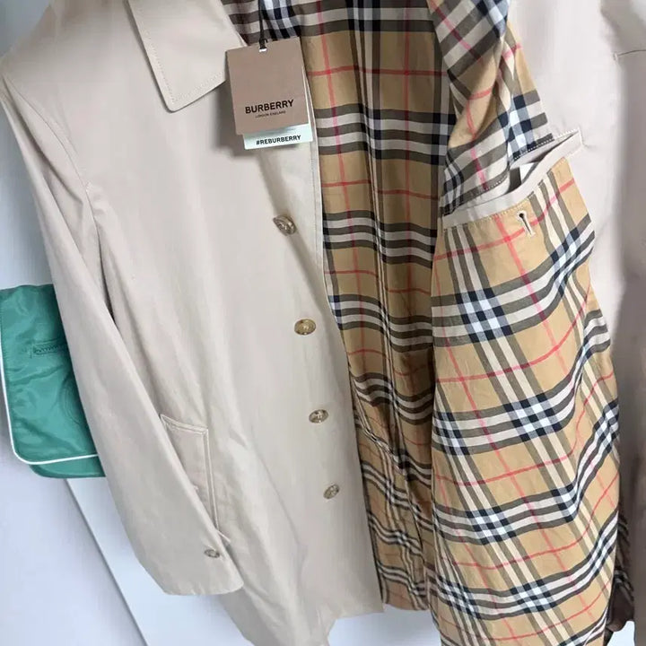 [SOLD OUT] 버버리 핌리코 카 코트 체크 안감 54사이즈(110 xxl)