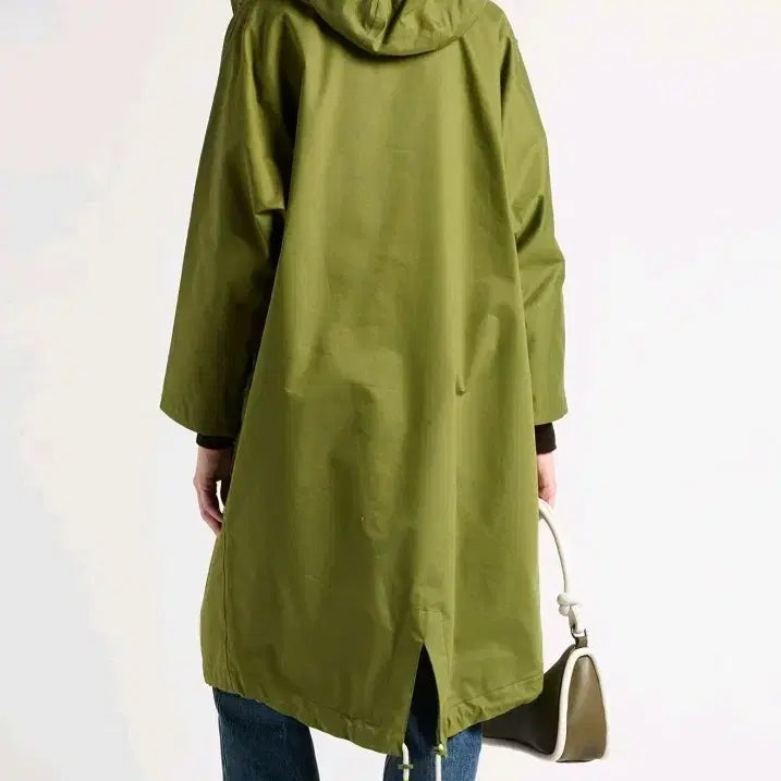 [BUNJANG] Barbour Alexa Chung Khaki Full Length Jacket / 바버 알렉사청 카키색 풀 렝스 자켓