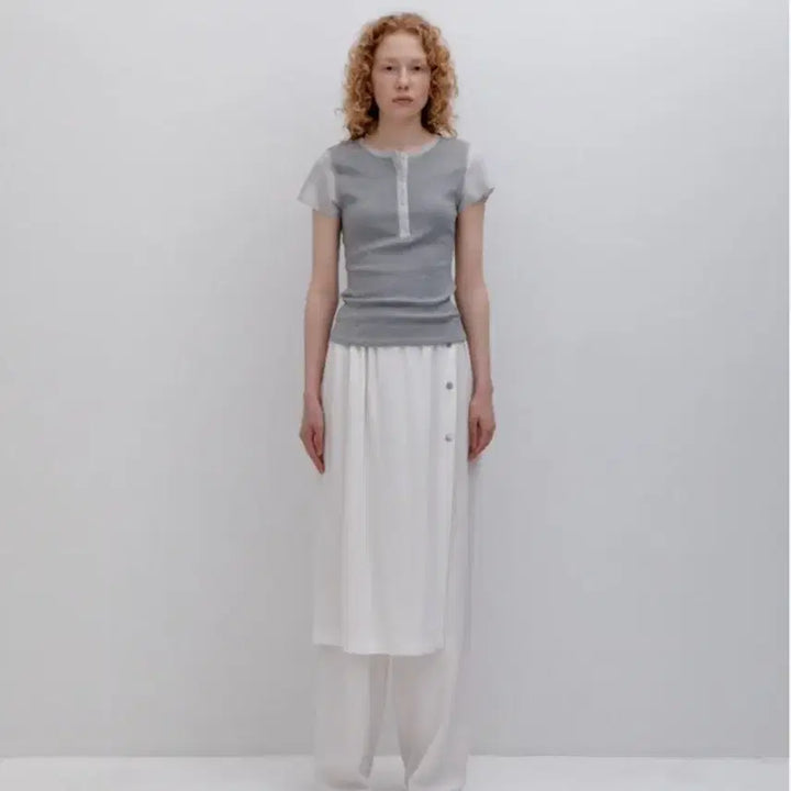 [BUNJANG] 파르벵 LINEN BACK POCKET PANTS SKIRT_IVORY / 파르벵 LINEN BACK POCKET PANTS SKIRT_IVORY