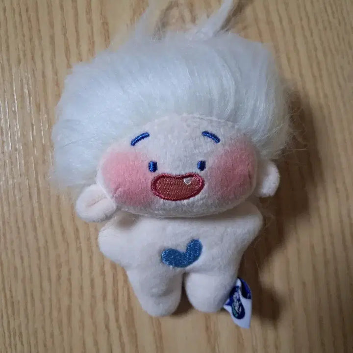 [BUNJANG] Character White Plush Doll Keyring / 캐릭터 인형 키링 화이트 봉제인형 < 5월 5일까지 할인해드려요!! >