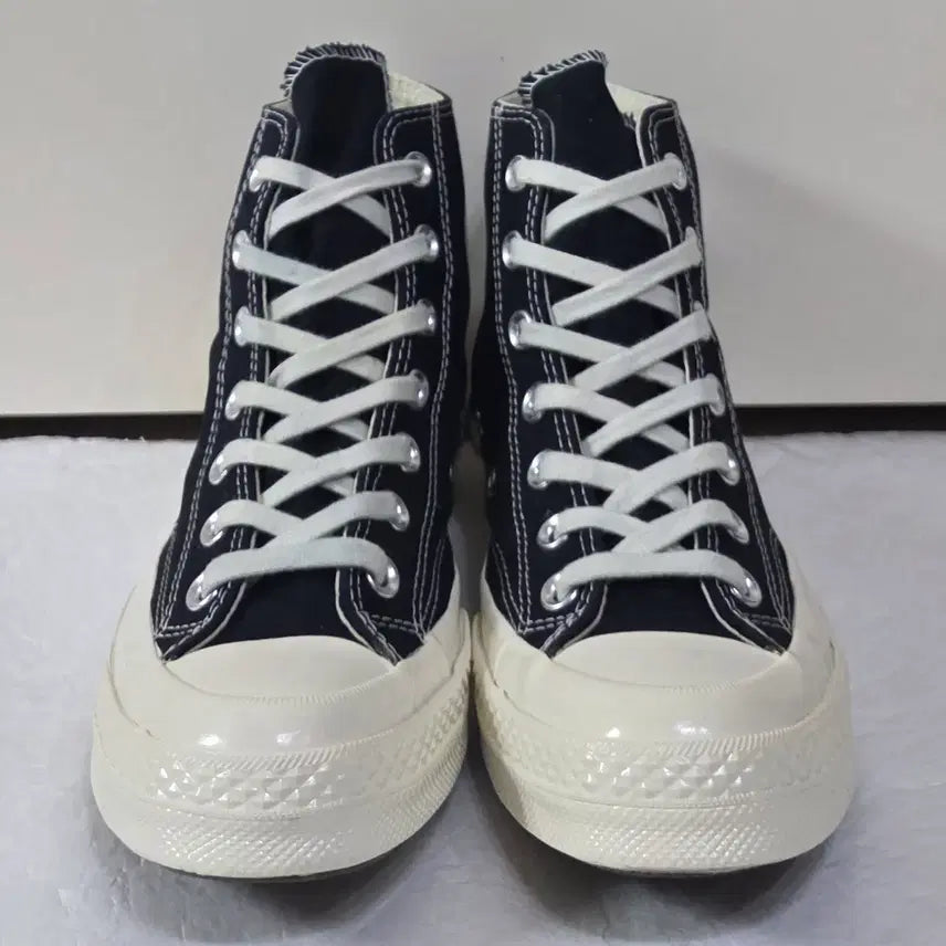 [BUNJANG] Converse x Comme des Garçons PLAY Hidden Heart Chuck 70 High Black (Discontinued) / [240] 컨버스x꼼데가르송 플레이 히든하트 척70하이 블랙ㅡ단종매물