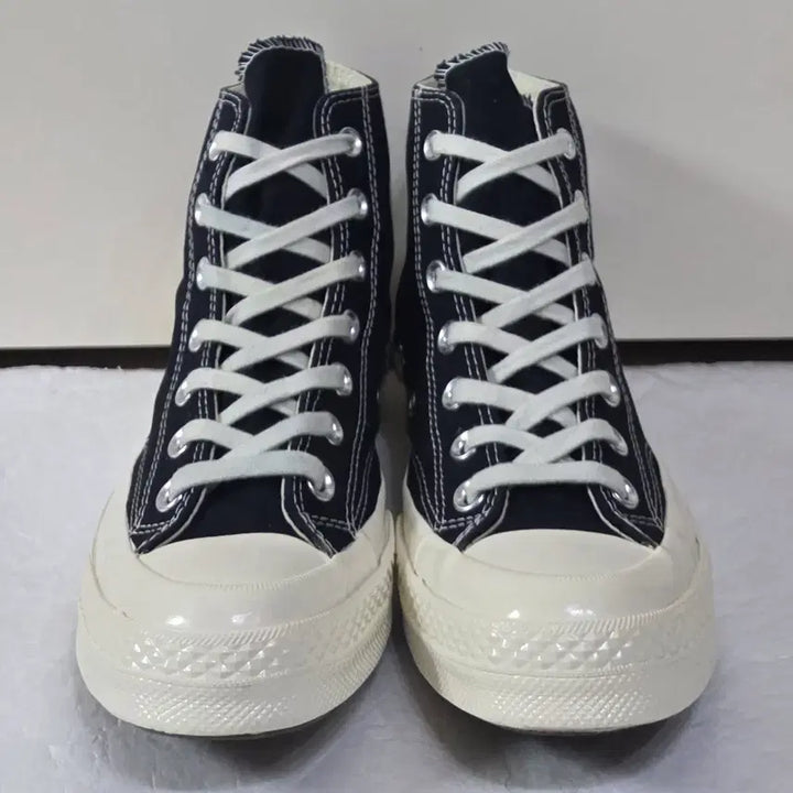 [BUNJANG] Converse x Comme des Garçons PLAY Hidden Heart Chuck 70 High Black (Discontinued) / [240] 컨버스x꼼데가르송 플레이 히든하트 척70하이 블랙ㅡ단종매물