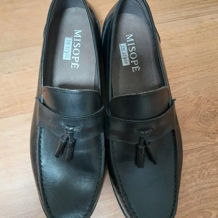 [BUNJANG] MISOFE Tassel Leather Loafers Black Men&