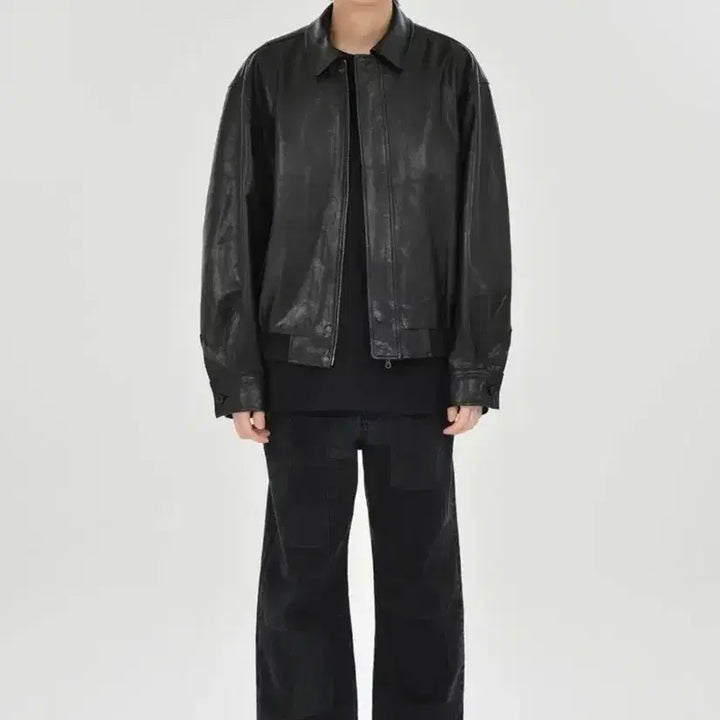[BUNJANG] Brownsyard A2 Leather Blouson / [5] 브라운야드 A2 레더 블루종
