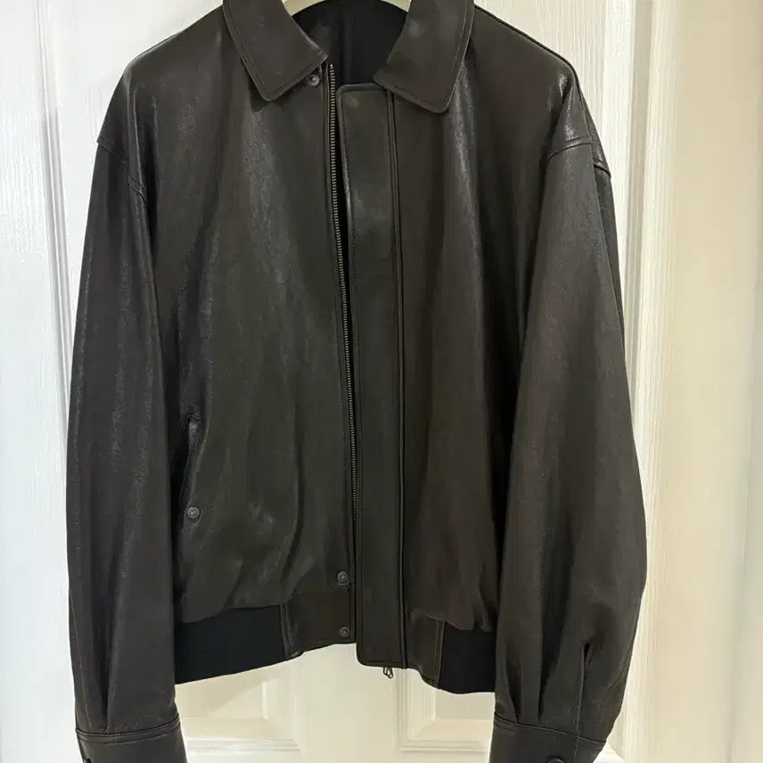 [BUNJANG] Brownsyard A2 Leather Blouson / [5] 브라운야드 A2 레더 블루종