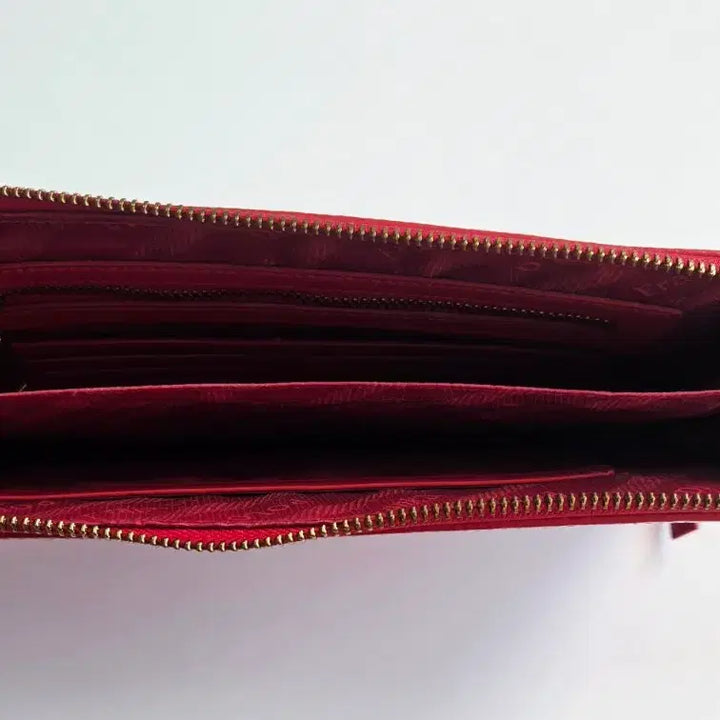 [BUNJANG] Polo Frankdy Red Leather Clutch / 폴로 프랭크디 레드 가죽 클러치