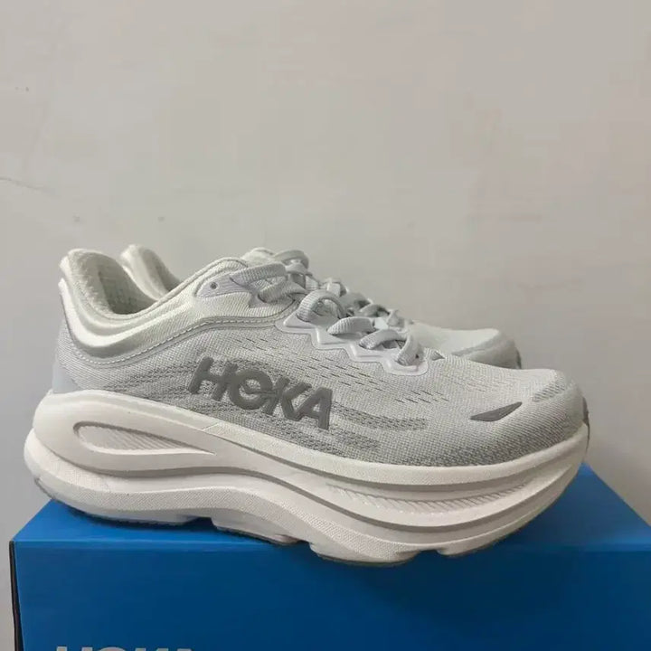 [BUNJANG] Hoka Bondi 9 Stardust Silver Wide Running Shoes / 호카 본디 9 스타더스트 실버 - 와이드 235mm