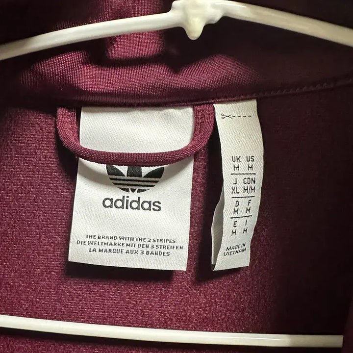 [BUNJANG] Adidas Burgundy Track Jacket / 아디다스 져지 버건디 판매합니다