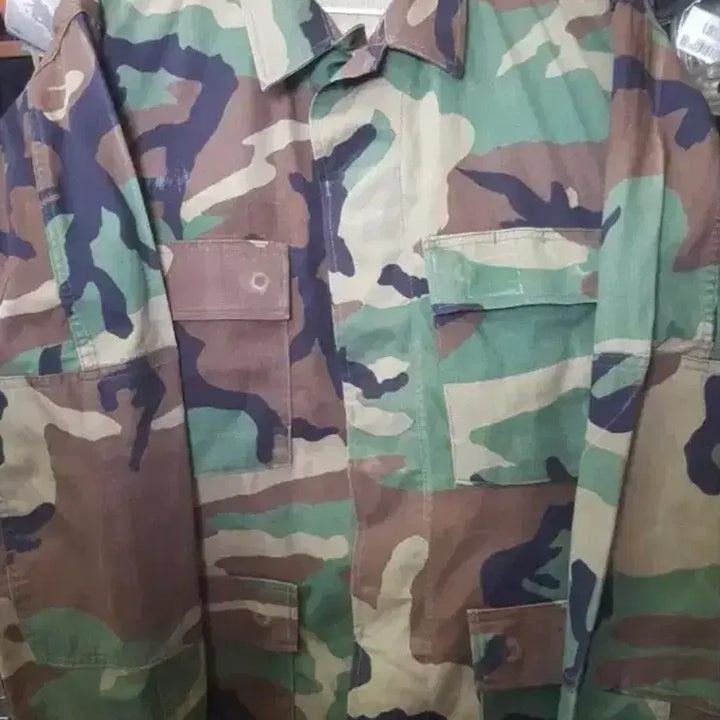 [BUNJANG] Woodland Camouflage Military Jacket / 밀리터리 미.우드랜드 자켓.상의 이벤트