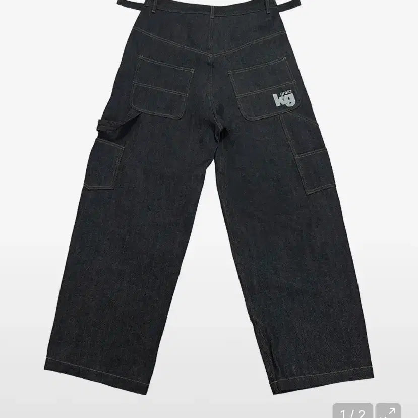 [BUNJANG] Grailz x Coin Seoul Carpenter Denim Pants / 그레일즈 x 코인서울 카펜터 데님 팬츠