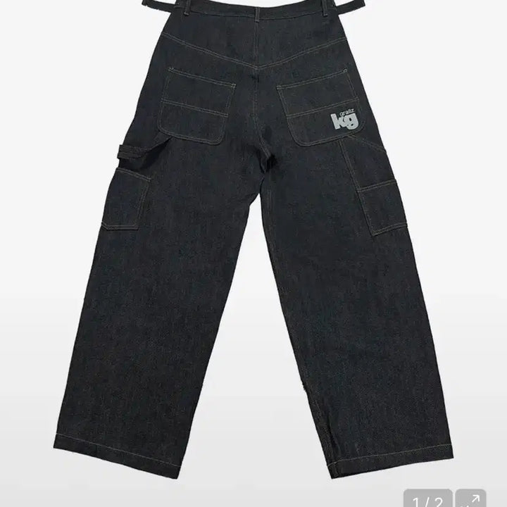 [BUNJANG] Grailz x Coin Seoul Carpenter Denim Pants / 그레일즈 x 코인서울 카펜터 데님 팬츠